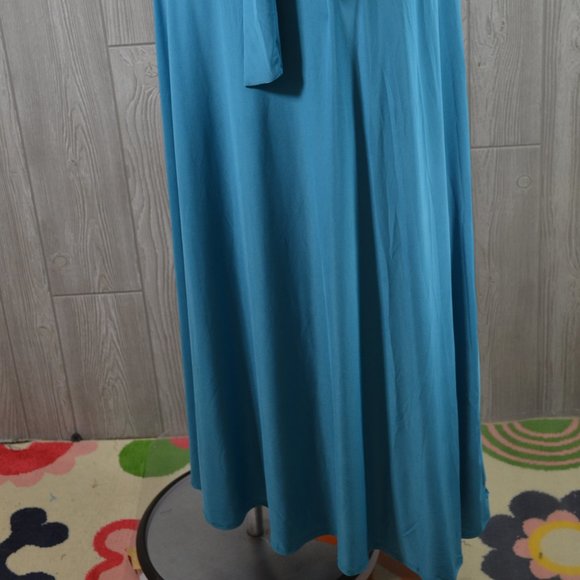 Ella Samani TEAL GREEN  Maxi Dress PLUS SIZE - Picture 3 of 13